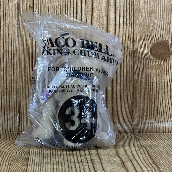 Vintage Plush Talking Taco‎ Bell Chihuahua Dog Yo Quiero Taco Bell - Picture 1 of 8
